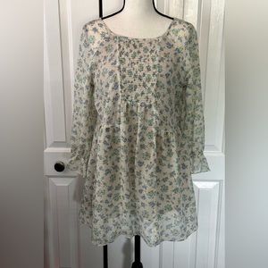 DESIGNED BY FREE PEOPLE!!!! Fabulous Condition Lightweight LongSleeve Dress